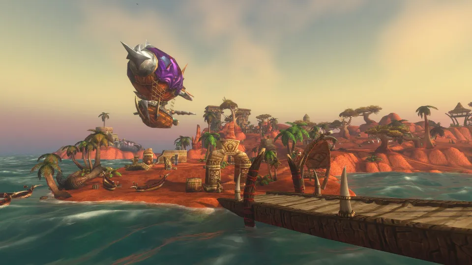 The Darkspear Islands battleground in World of Warcraft: Forever