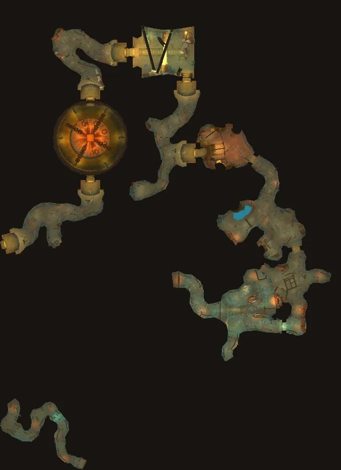 Der Innenbereich von The Deadmines aus dem Beta-Client von WoW Forever